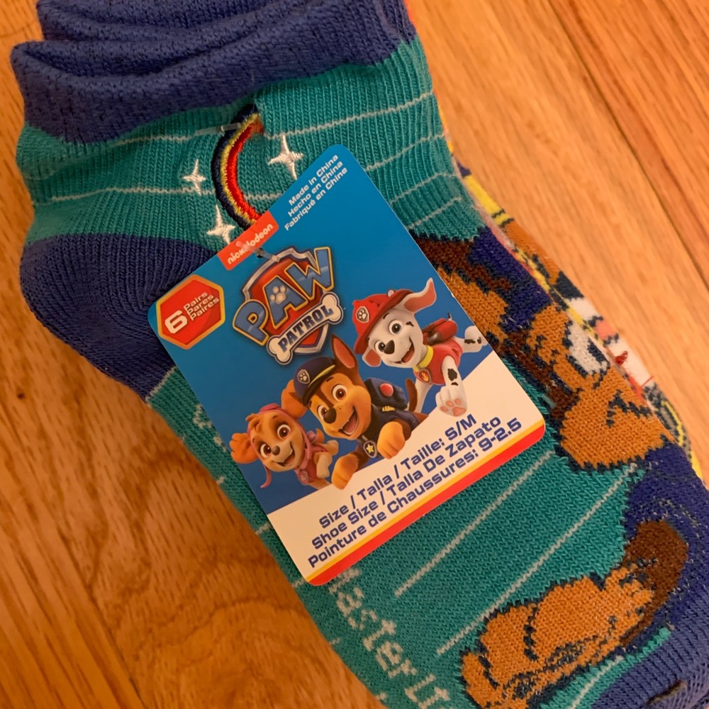 Paw Patrol toddler socks SIZE S/M